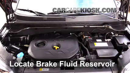 2014 Kia Soul ! 2.0L 4 Cyl. Brake Fluid Check Fluid Level